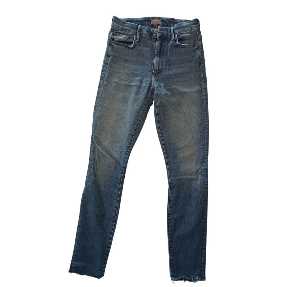 Chic Mother Denim Leopard Print Jeans - Size 26